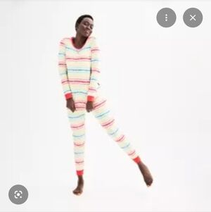 Kohls Crayola Striped Womens Pajama Set - XL